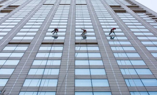 深圳外墙玻璃窗清洗 铝塑板墙面清洗 龙岗外墙清洗