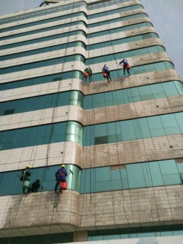 深圳外墙瓷砖清洗 蜘蛛人外墙保洁 南山外墙清洗